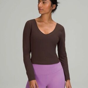 Lululemon Align Long Sleeve Shirt - French Press